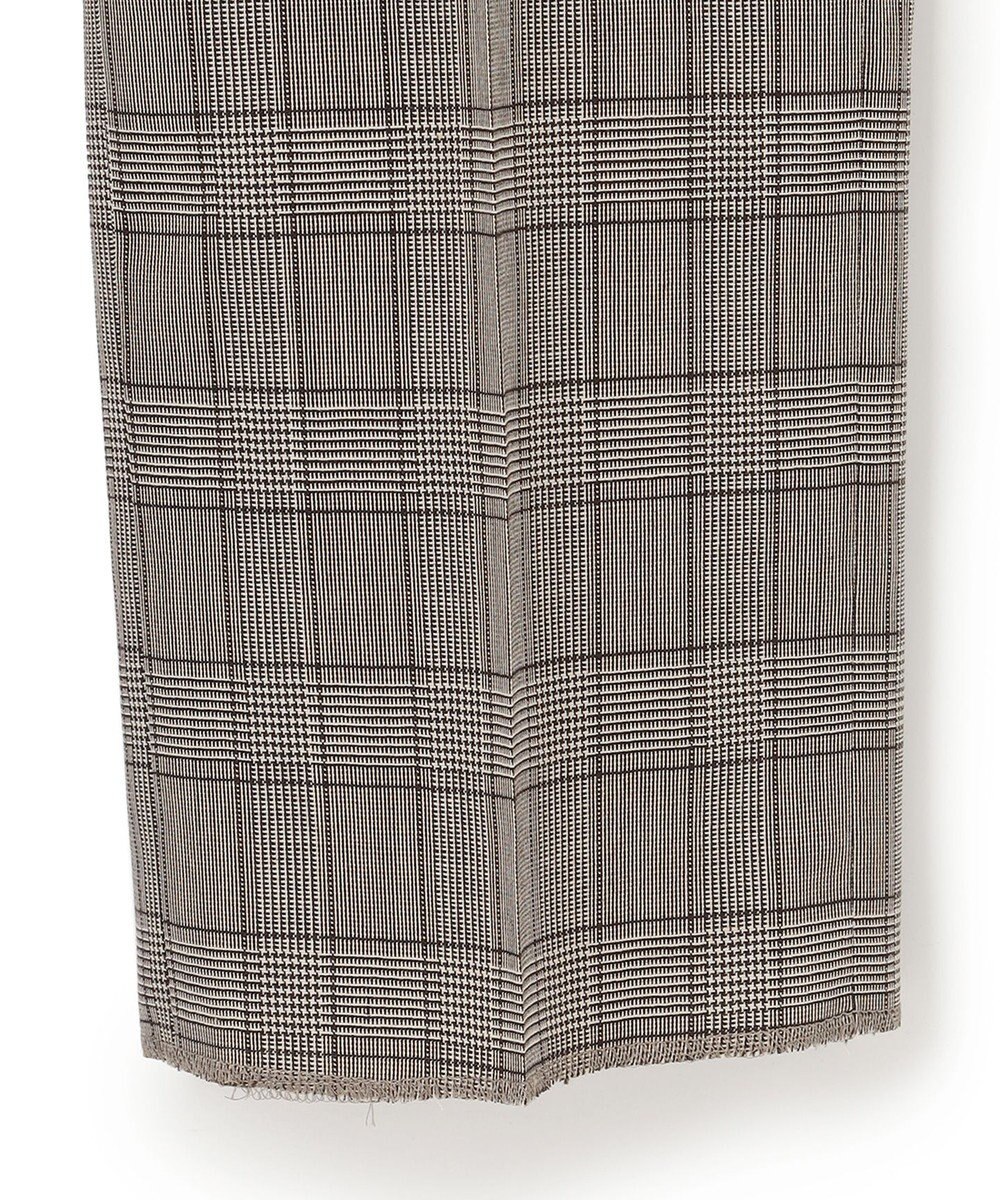 J.PRESS MEN 【J.PRESS BASIC】ペピンメリノコンフォート ストレッチブラウン グレナカートチェック スラックス 