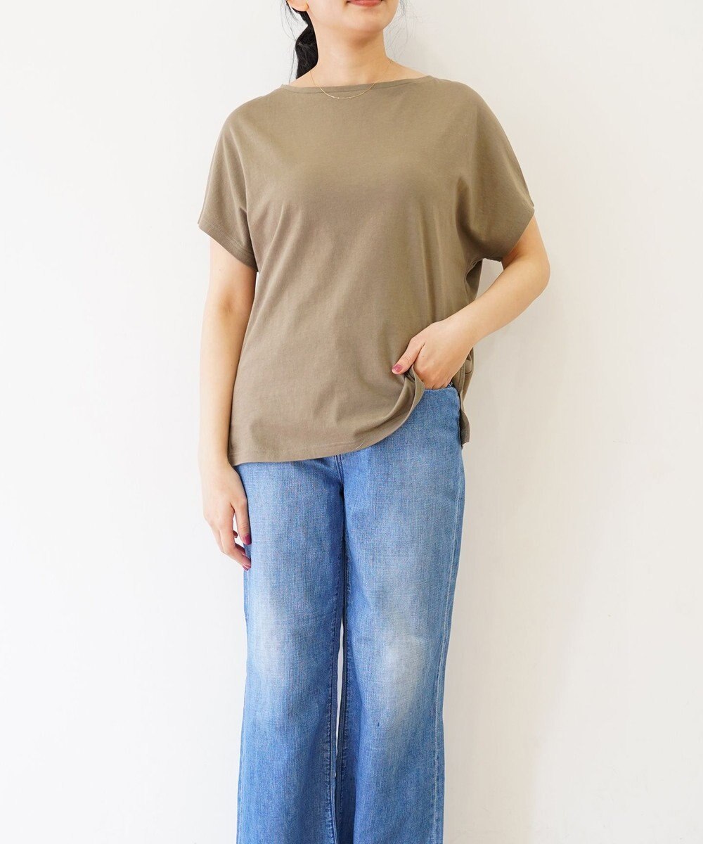 TOQUE 〈大草直子さんアドバイザー〉 タンギスコットン天竺半袖Ｔシャツ 