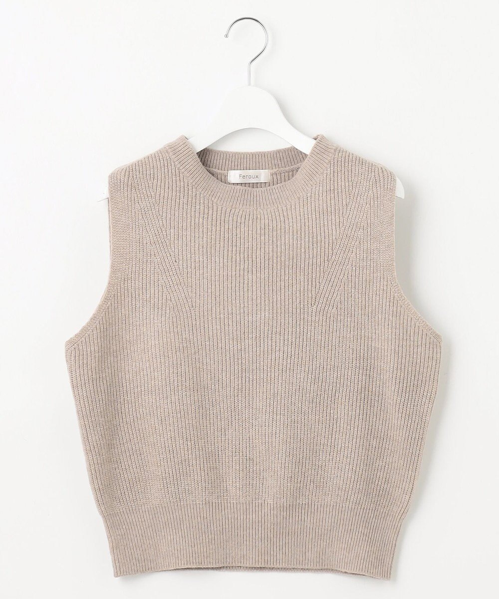 Feroux 【セットアイテム】ニットベストセット ワンピース 