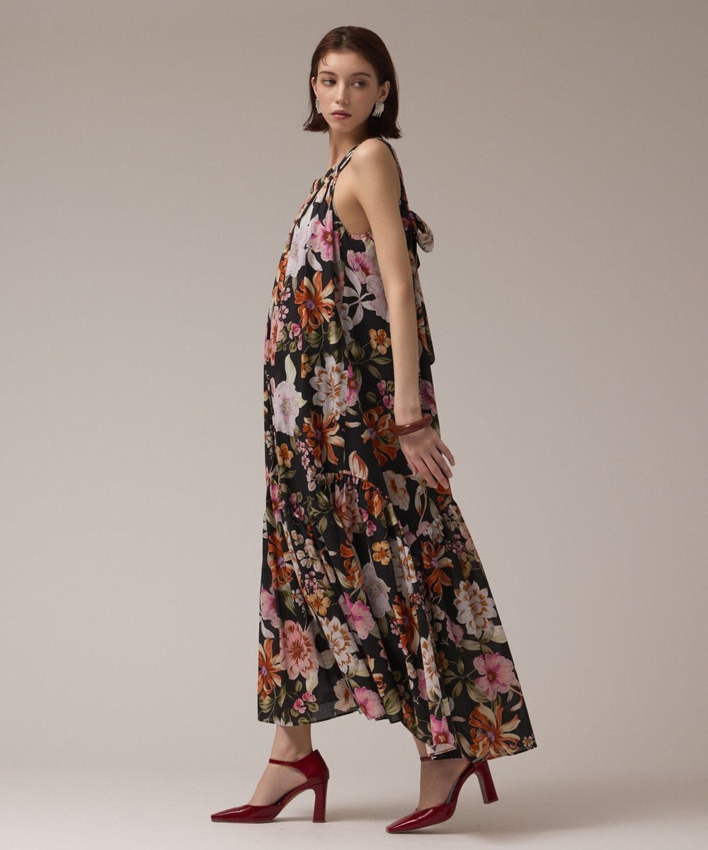 GRACE CONTINENTAL フラワープリントキャミドレス 