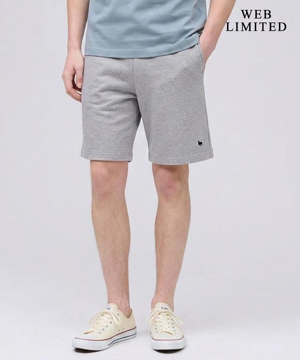 J.PRESS MEN さりげなくちょうどいい【WEB限定】バックブル スウェットハーフパンツ 