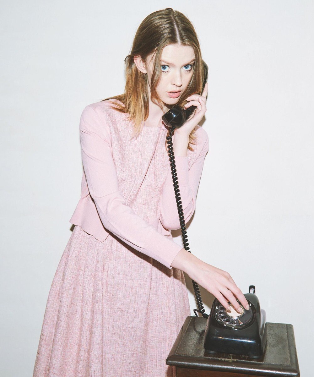 TOCCA 【洗える】PINK BASKET KNIT カーディガン 