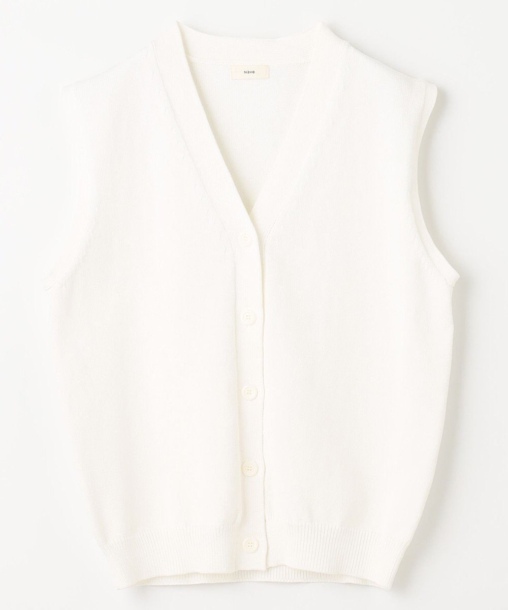 NAVE 【Nave 　洗える】ルピナス コットンニットベスト 