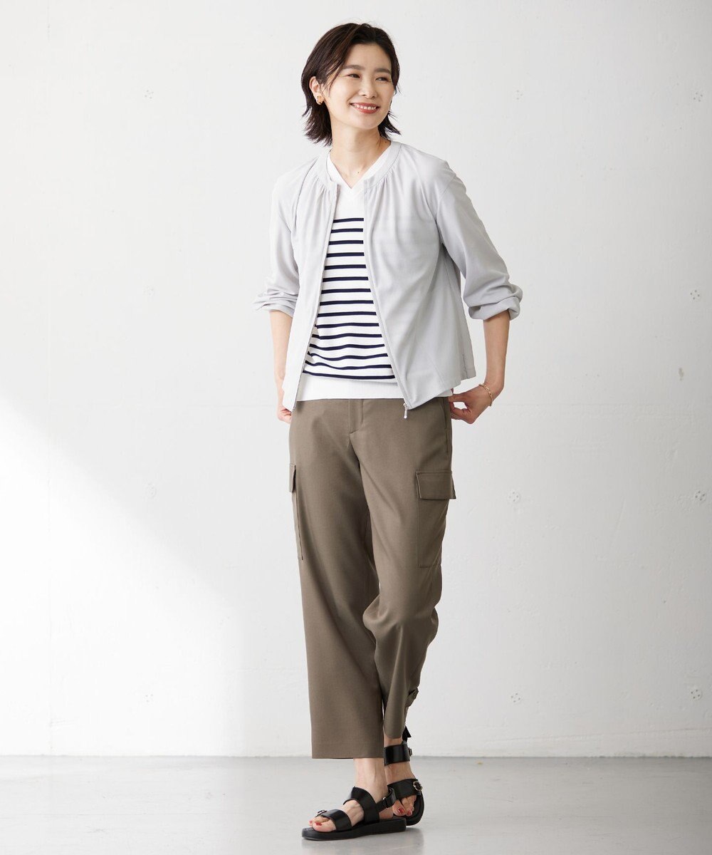 J.PRESS LADIES L シアー ブルゾン 