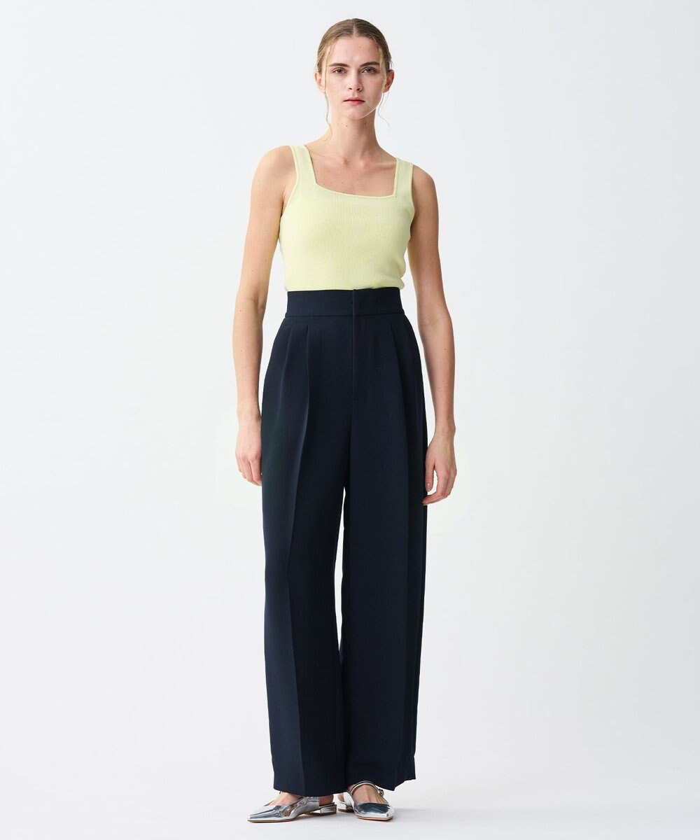 uncrave リネンニット スクエアタンクトップ 