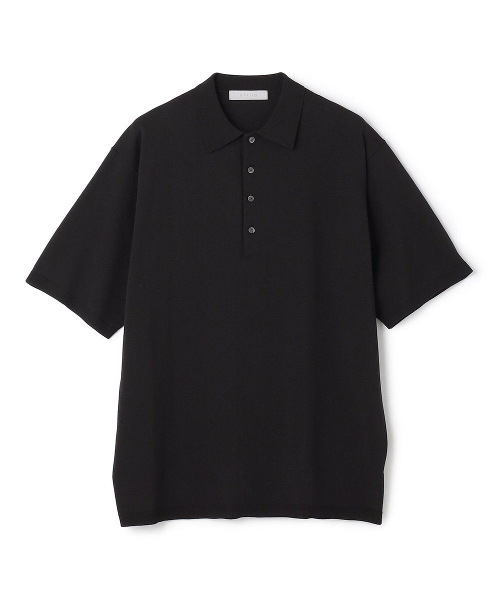 UNFILO MENS アラエルアンチピリングニット ポロ 