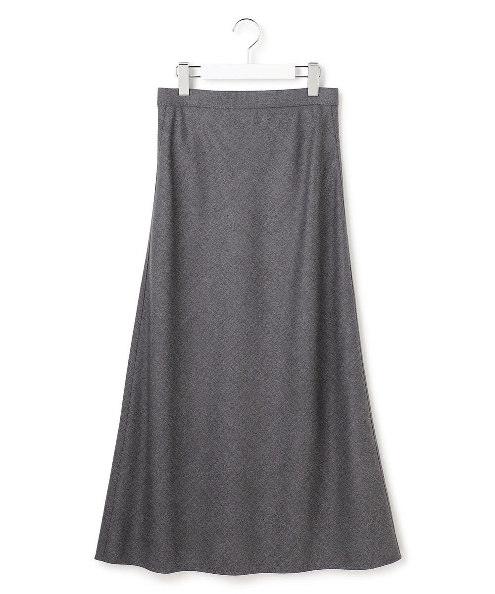 23区 【洗える】ハイカウントフラノ フレア スカート 