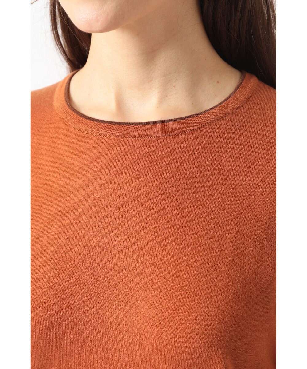 DAKS ジャカード クルーネックプルオーバー 