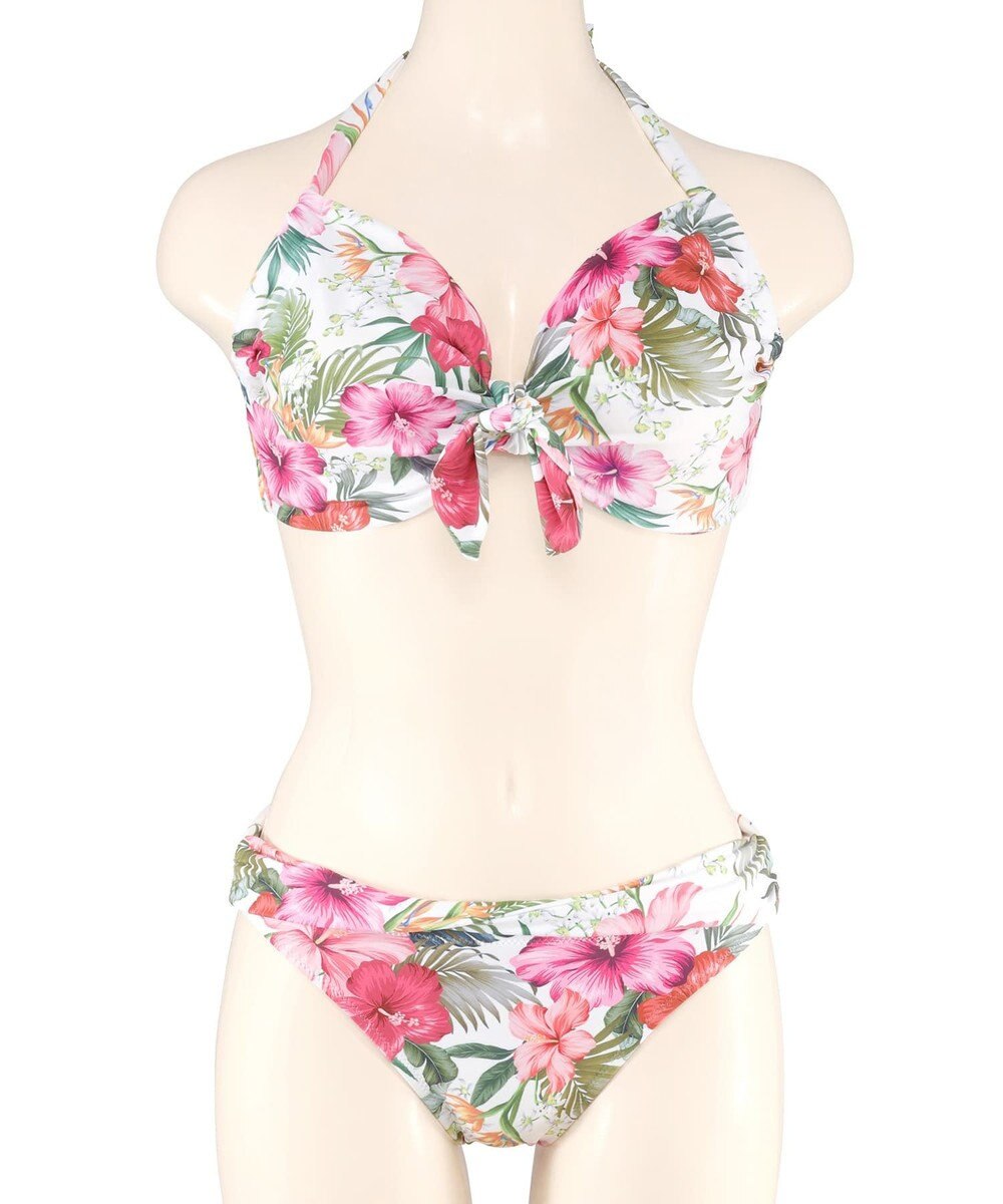 San-ai Resort（三愛水着楽園） 【新色ホワイト＆パープル入荷】４点セット水着　9M・11L【San-ai Resort（サンアイリゾート）】 