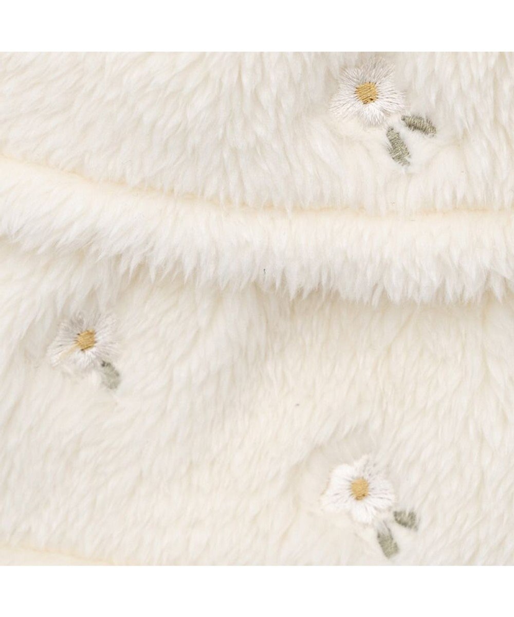 PET PARADISE ペットパラダイス ボア スカートつなぎ 《花刺繍》 小型犬 