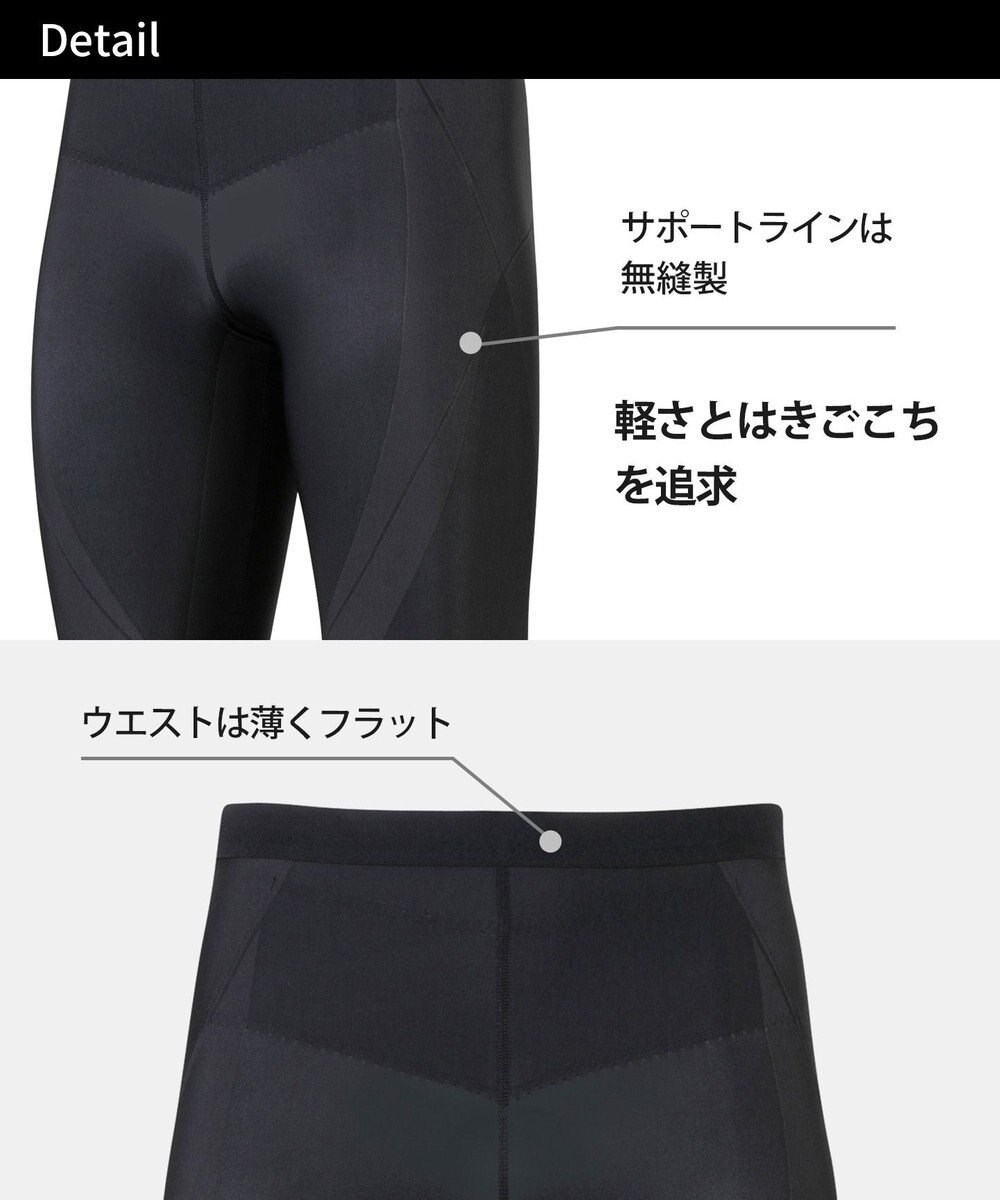 CW-X 【MEN】 CW-X メンズ スポーツタイツ ハーフ(ひざ上丈) 下半身サポート(股関節・腰・おしり・ふともも) マラソン 球技 HZO695 /ワコール 