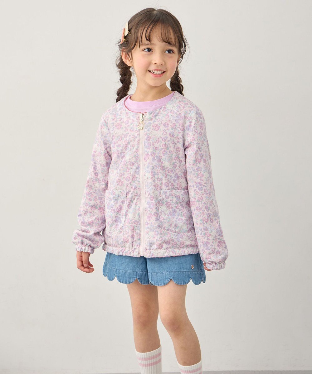 ANY KIDS 【フード取り外し/洗濯機可能】撥水加工リバーシブルゾン 