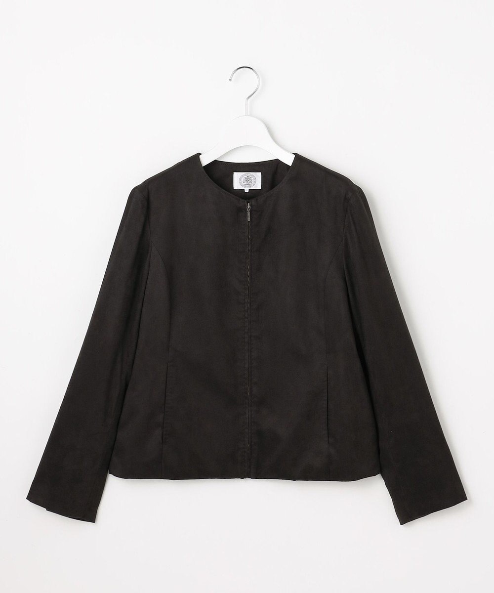 J.PRESS LADIES ライトマイクロスエード ブルゾン 