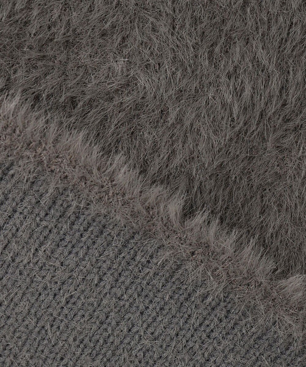 UNFILO L ナイロンシャギー  ハーフスリーブ プルオーバー 