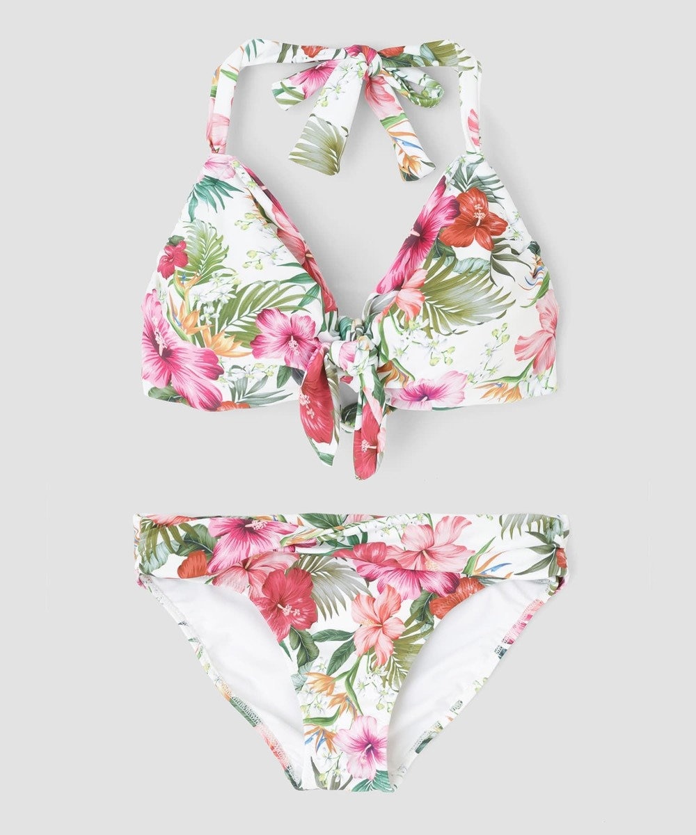 San-ai Resort（三愛水着楽園） 【新色ホワイト＆パープル入荷】４点セット水着　9M・11L【San-ai Resort（サンアイリゾート）】 