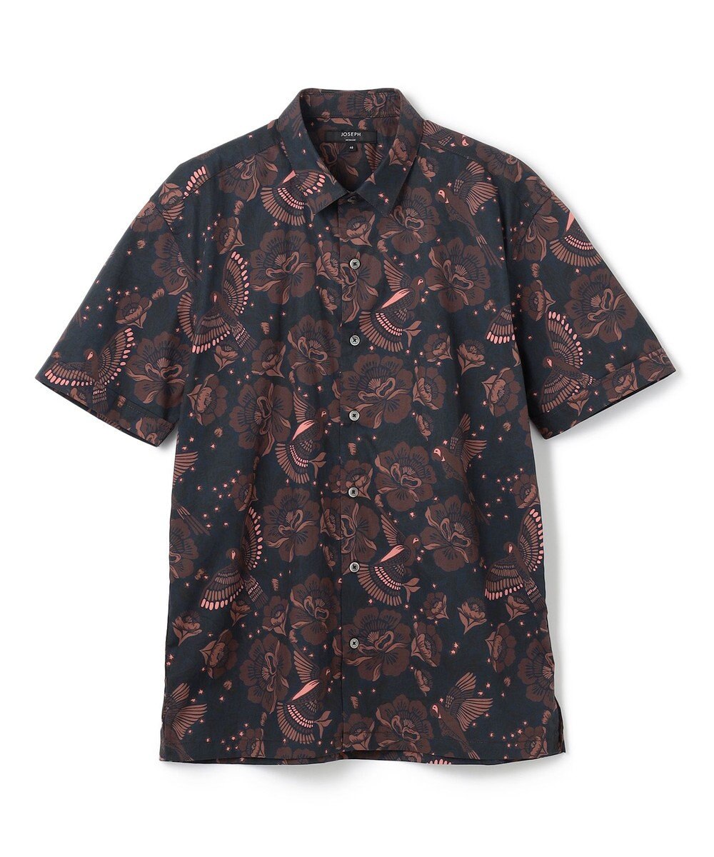 JOSEPH HOMME 新柄【洗える】メキシカントロピカルプリント　半袖レギュラーカラーシャツ 