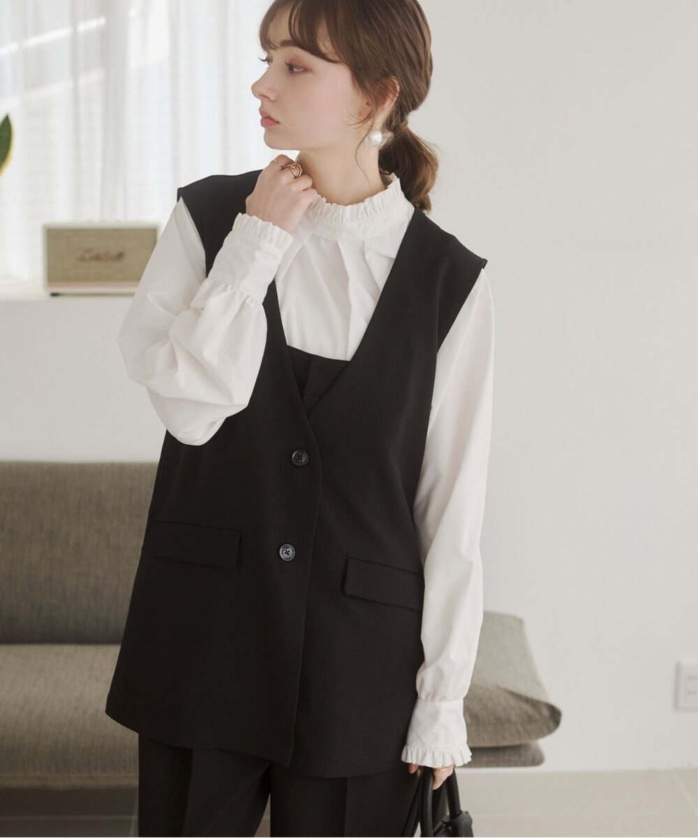 WEGO 【ANGIE VINTAGE】リネンライクベスト 
