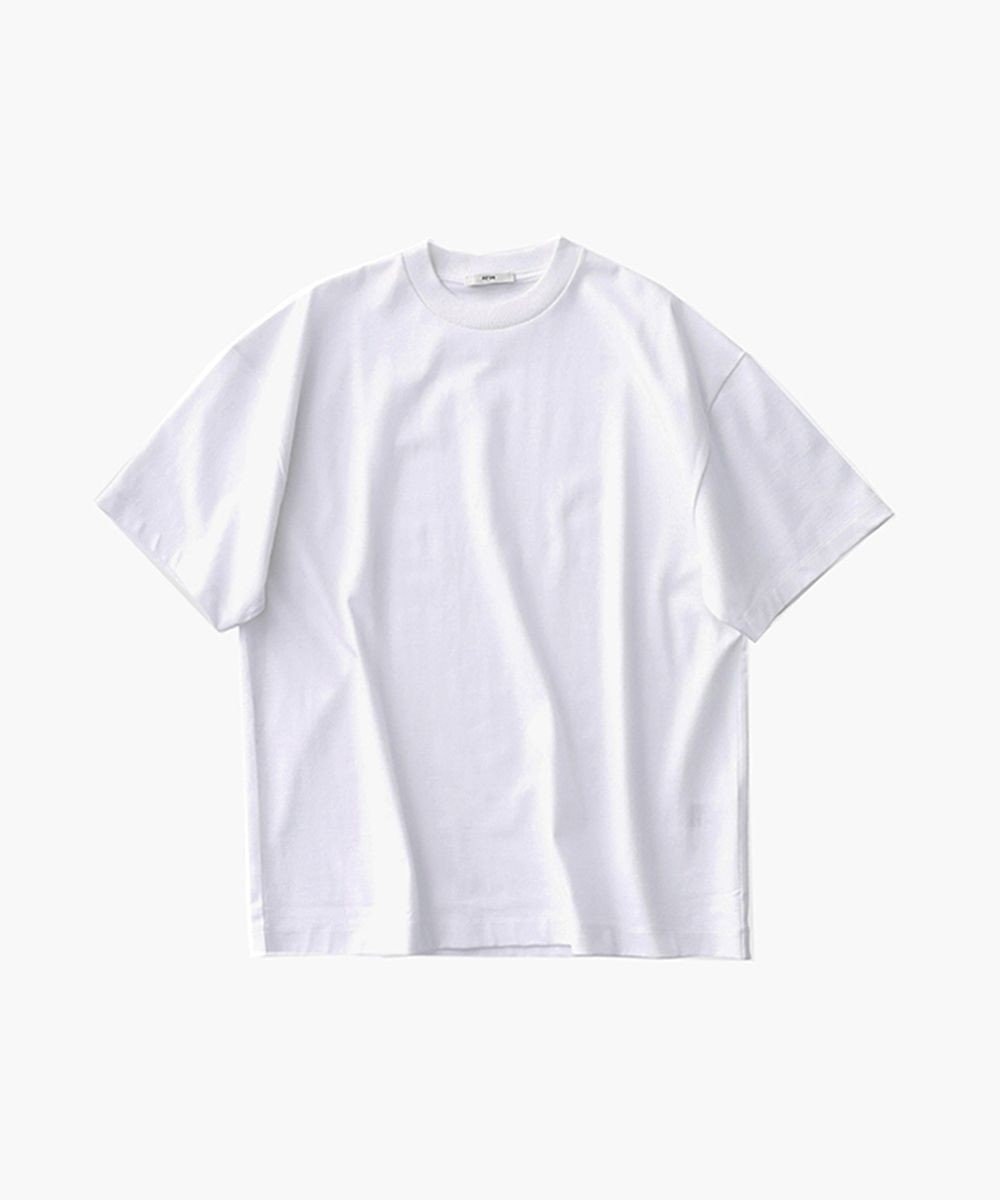 ATON SUPIMA AIR 12/- | オーバーサイズ S/S Tシャツ - UNISEX WHITE