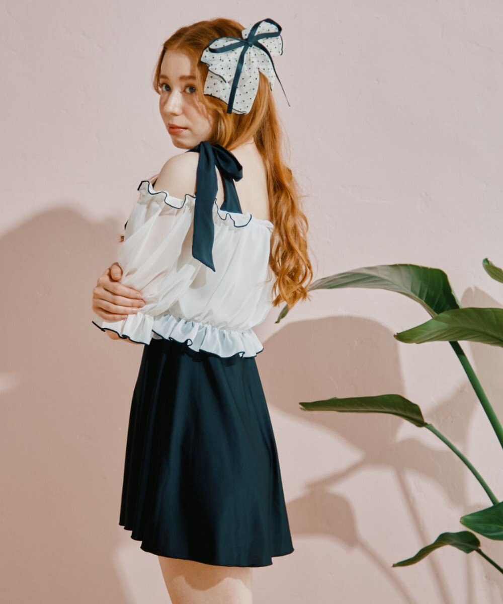 San-ai Resort（三愛水着楽園） WEB限定　Aラインワンピ9号・11号【Big Apple's（ビッグアップルズ）】 