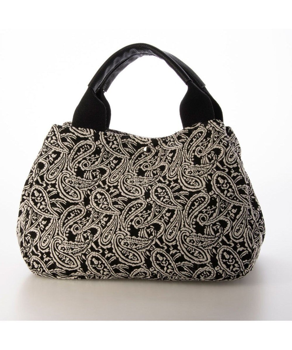 UNBILLION カシュカシュ cachecache / ペーズリー柄ジャガードトートバッグ 