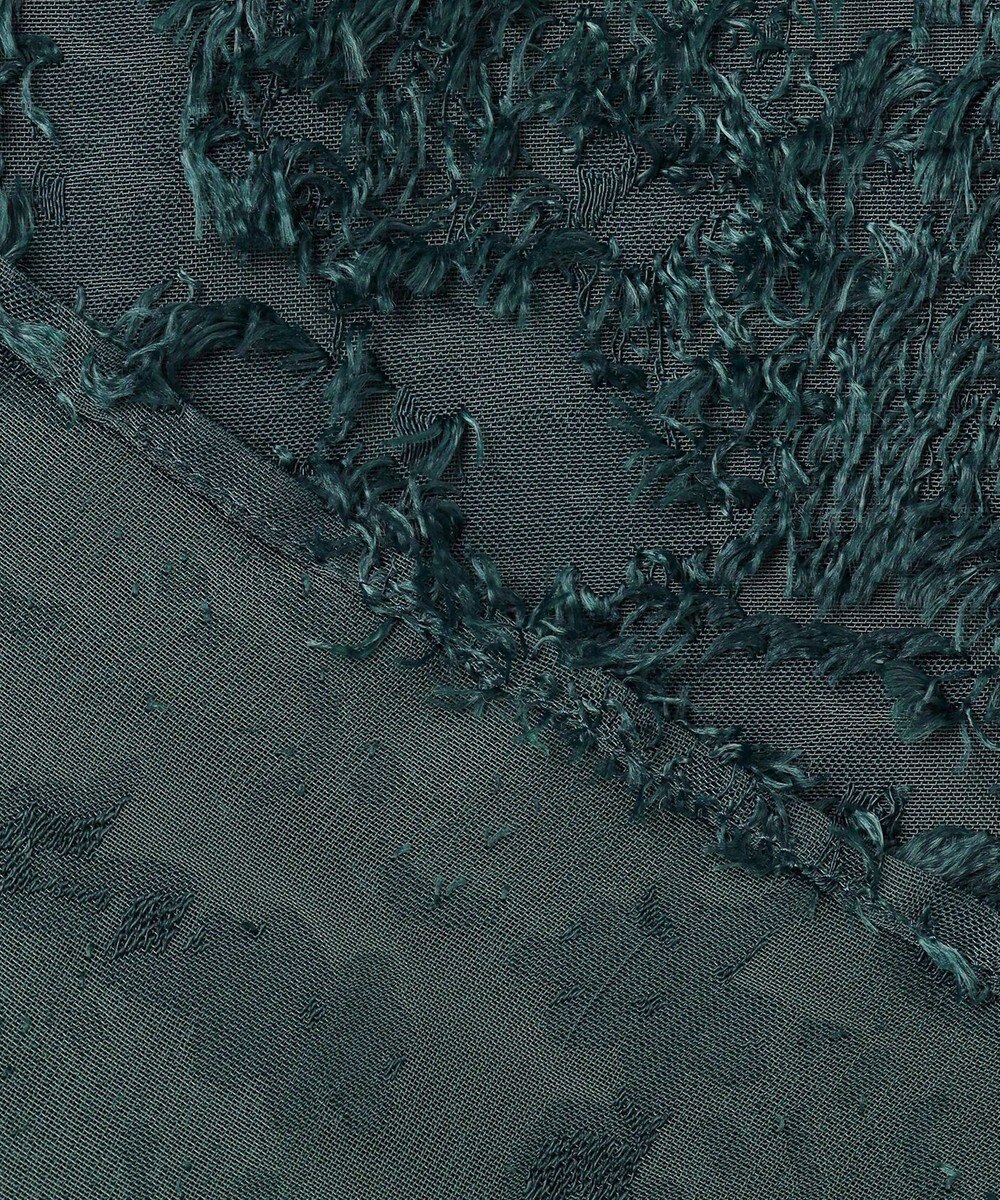 23区 L 【洗える】シアーカットジャカード ブラウス 