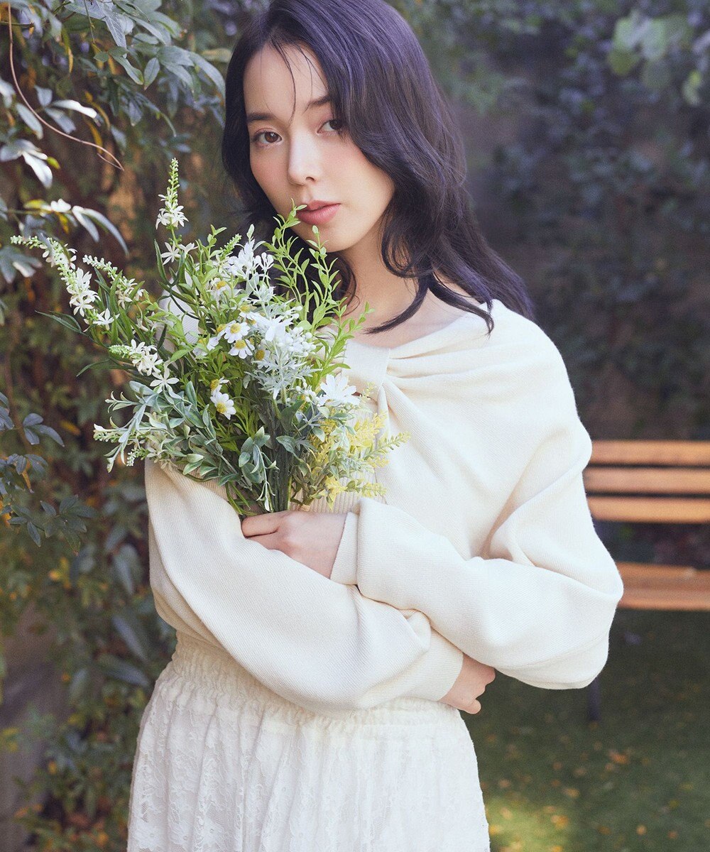 earth music&ecology 【WEB限定】リボンニットアンサンブル 