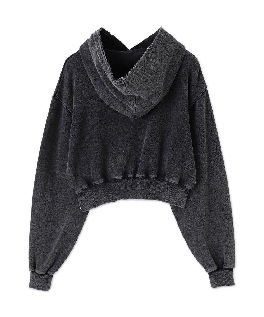 WEGO ヴィンテージウォッシュバタフライショートパーカー 