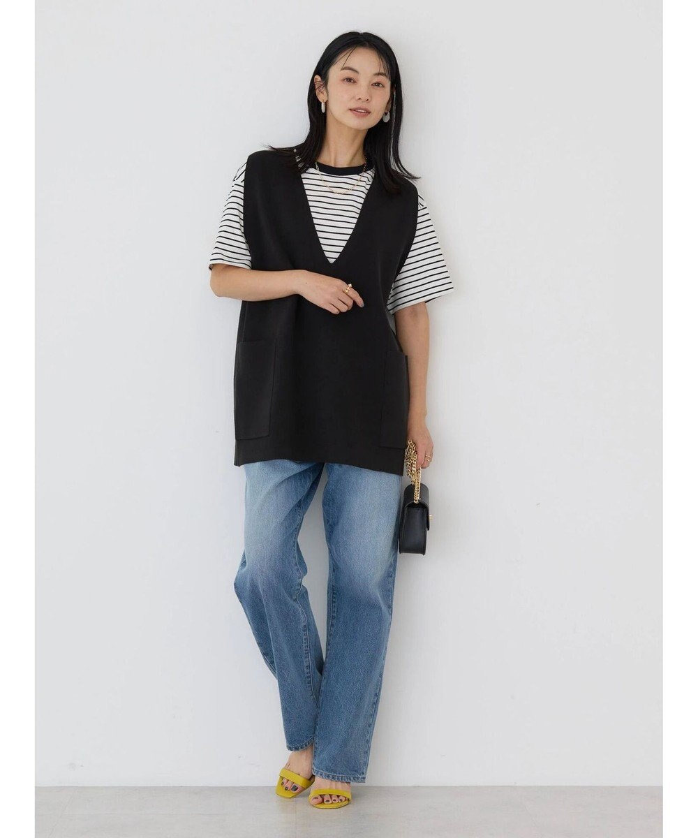 AMERICAN HOLIC ＶネックＷポケットニットベスト 