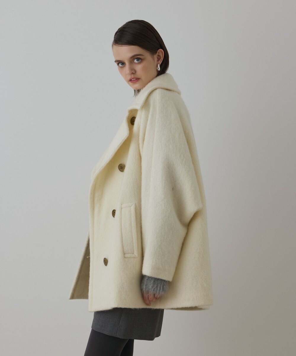 GRACE CONTINENTAL シャギ－ハ－フコ－ト 