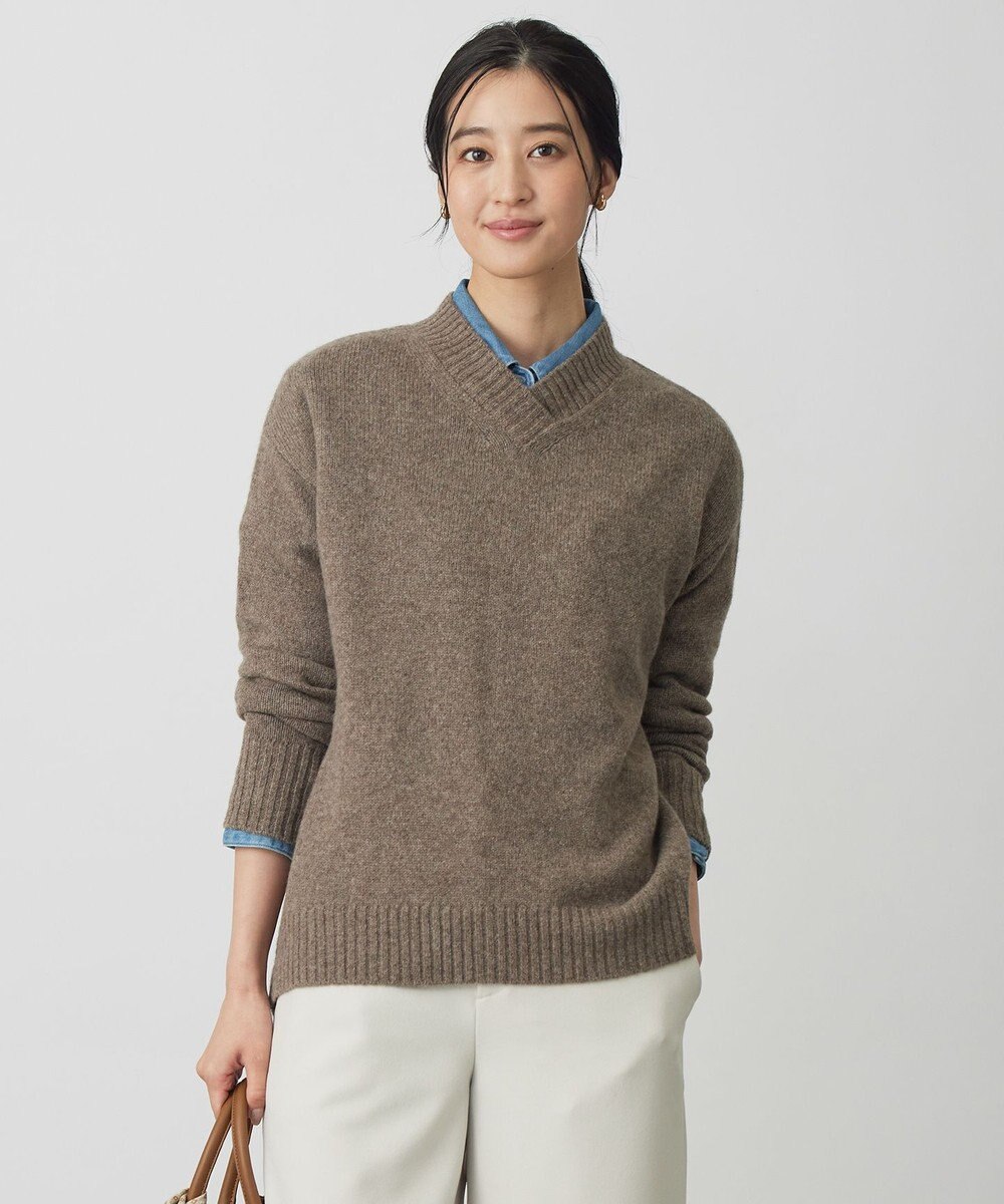 J.PRESS LADIES YAK BLEND Vネック ニット 