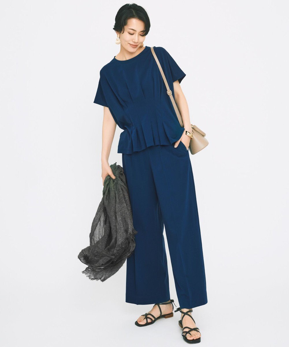 自由区 【カタログ掲載・セットアップ対応・接触冷感・UVカット・吸水速乾・抗菌防臭・洗える】ハイカウントモクロディ パンツ 