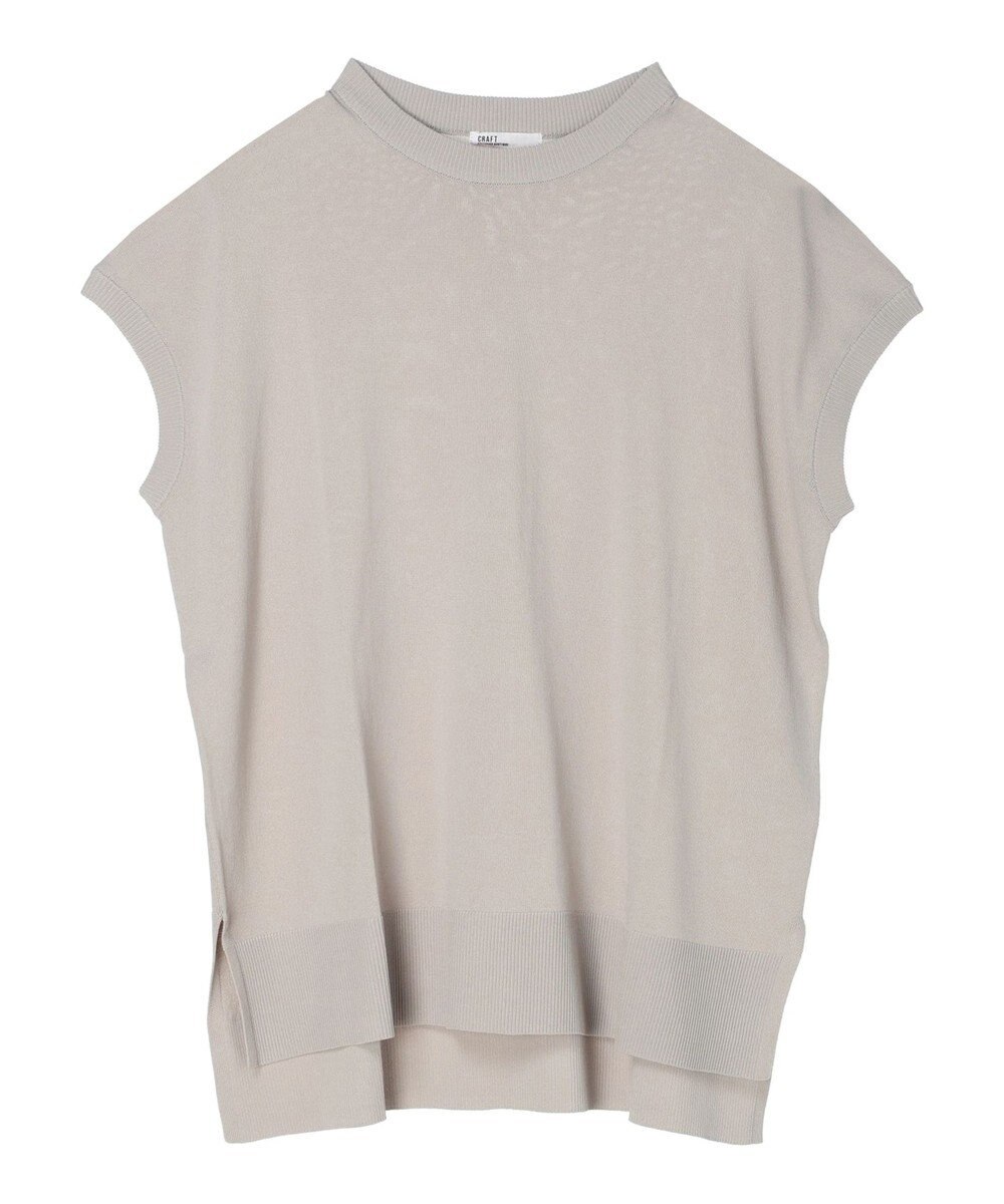 CRAFT STANDARD BOUTIQUE ＵＶカット接触冷感半袖ニットチュニック 