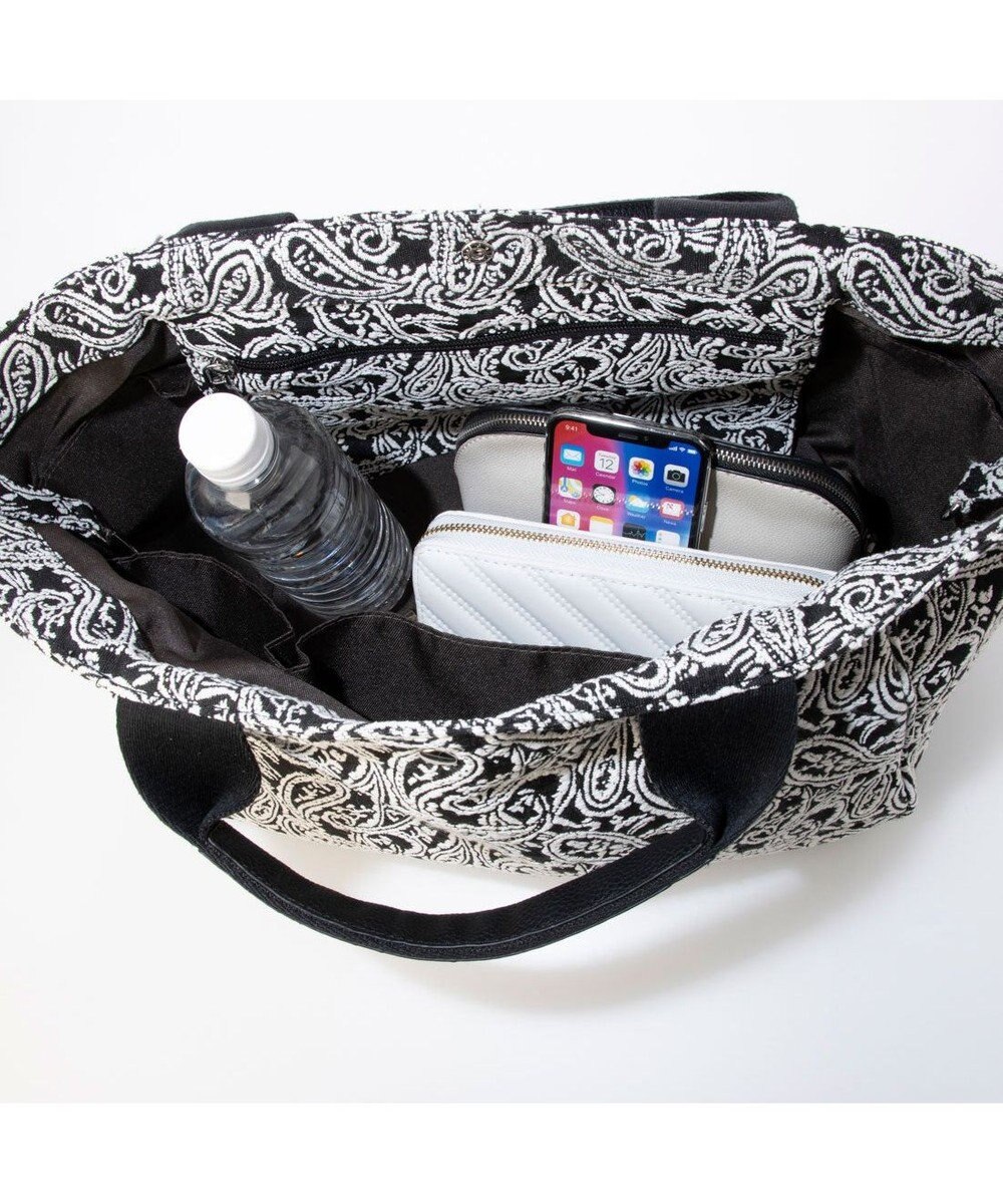 UNBILLION カシュカシュ cachecache / ペーズリー柄ジャガードトートバッグ 