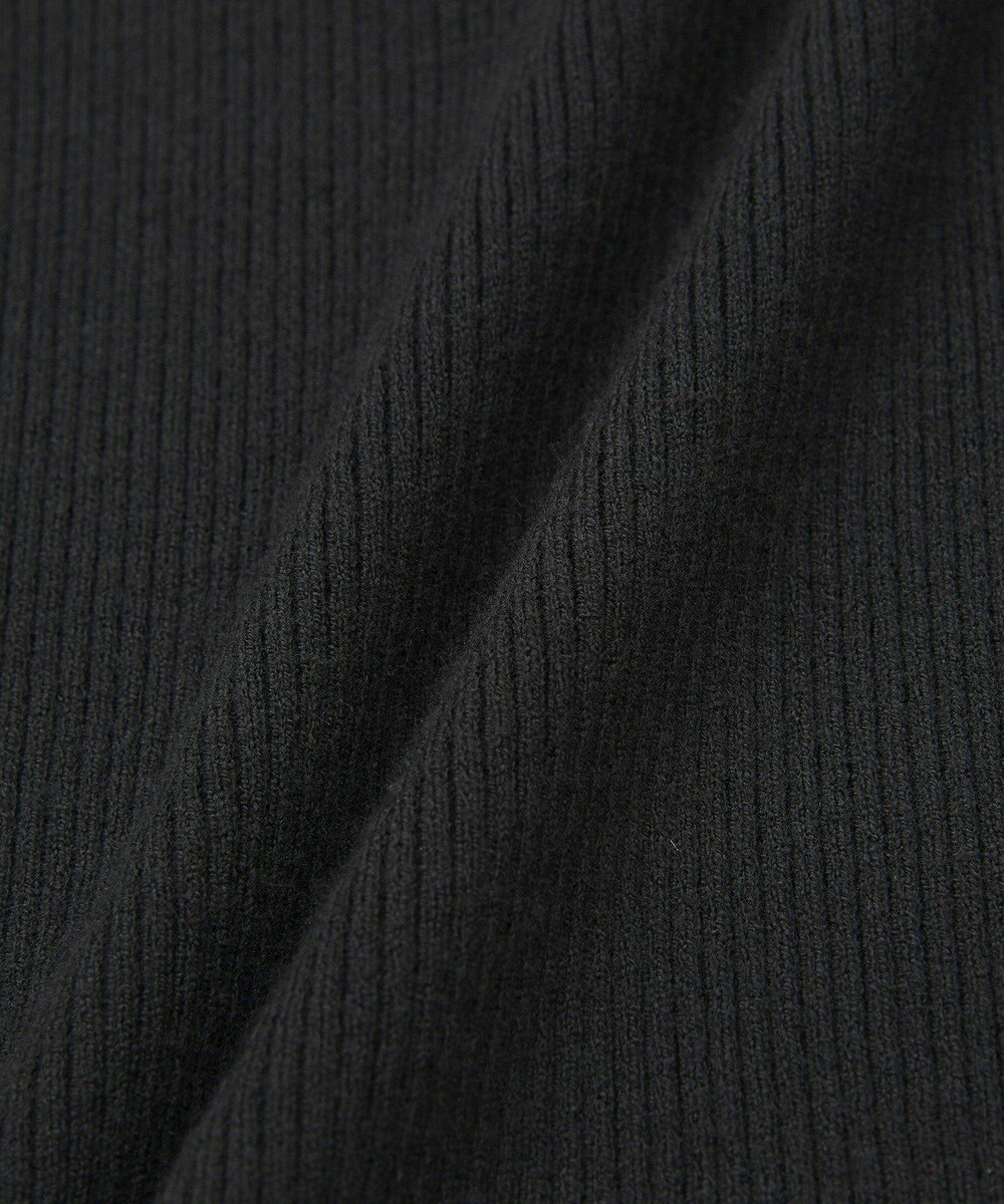 Green Parks ダブルカフスモックネック配色ニット 