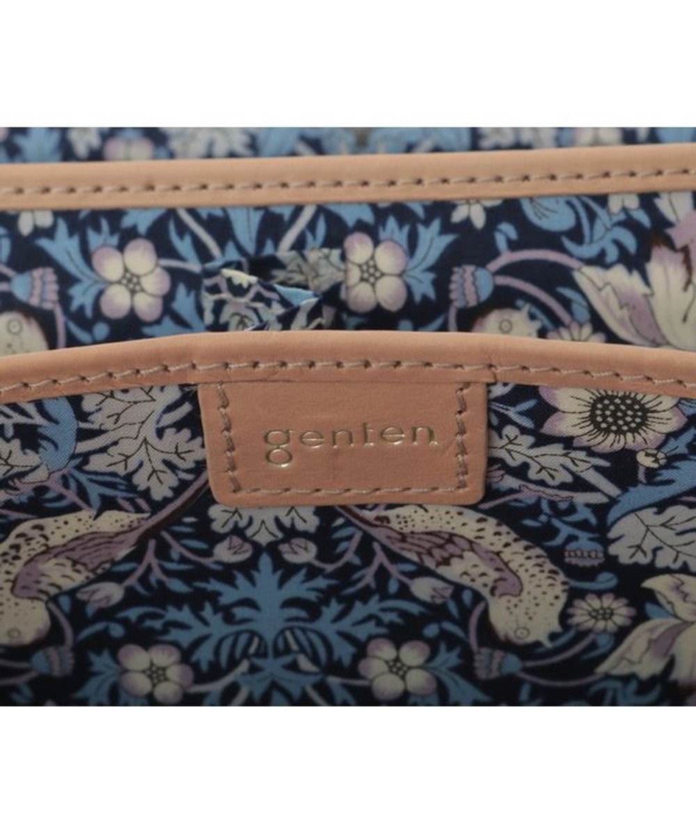 genten アンティーコ×LIBERTY 口金長財布 
