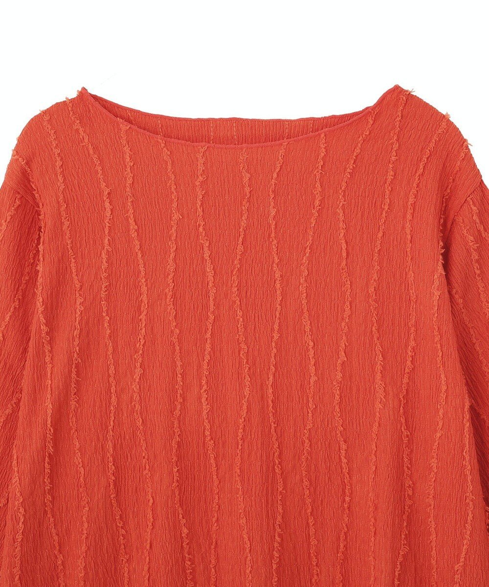 Green Parks ５分袖表面感カットプルオーバー 