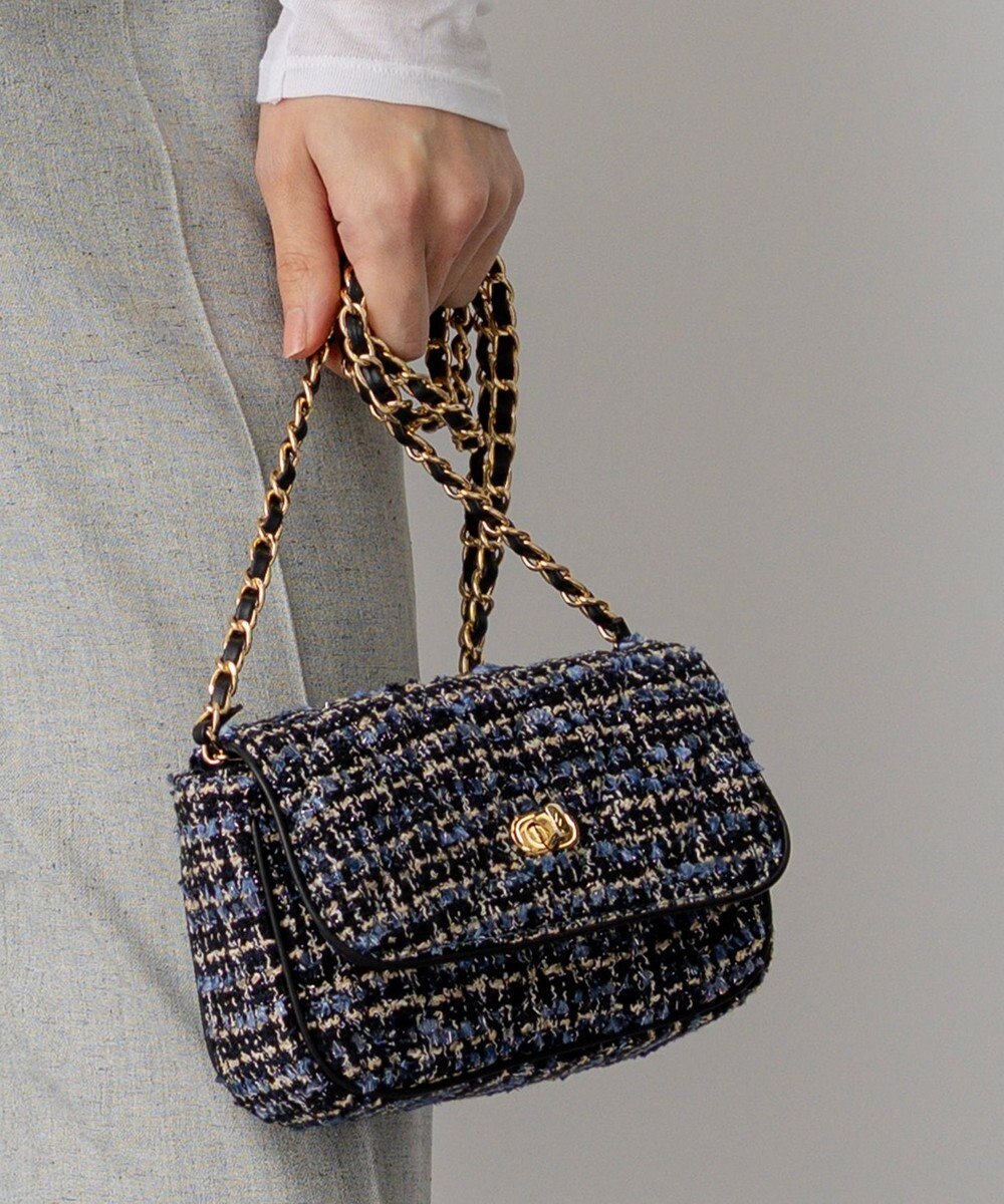 23区 【VERY掲載】GIOLICA ツイードミニ ショルダーバッグ 