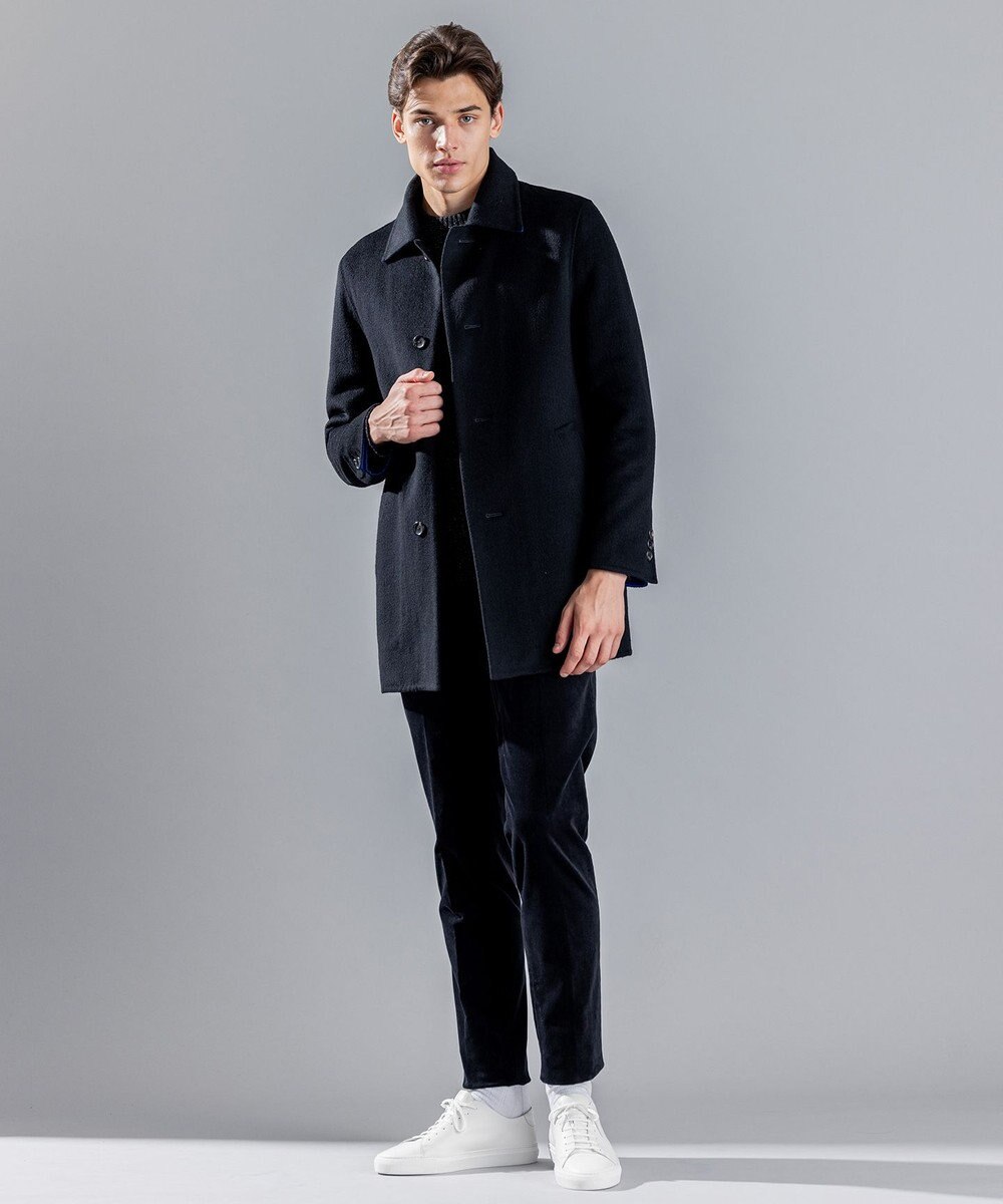 JOSEPH HOMME DOUBLE FACE CASHMERE BALMACHAN COAT 