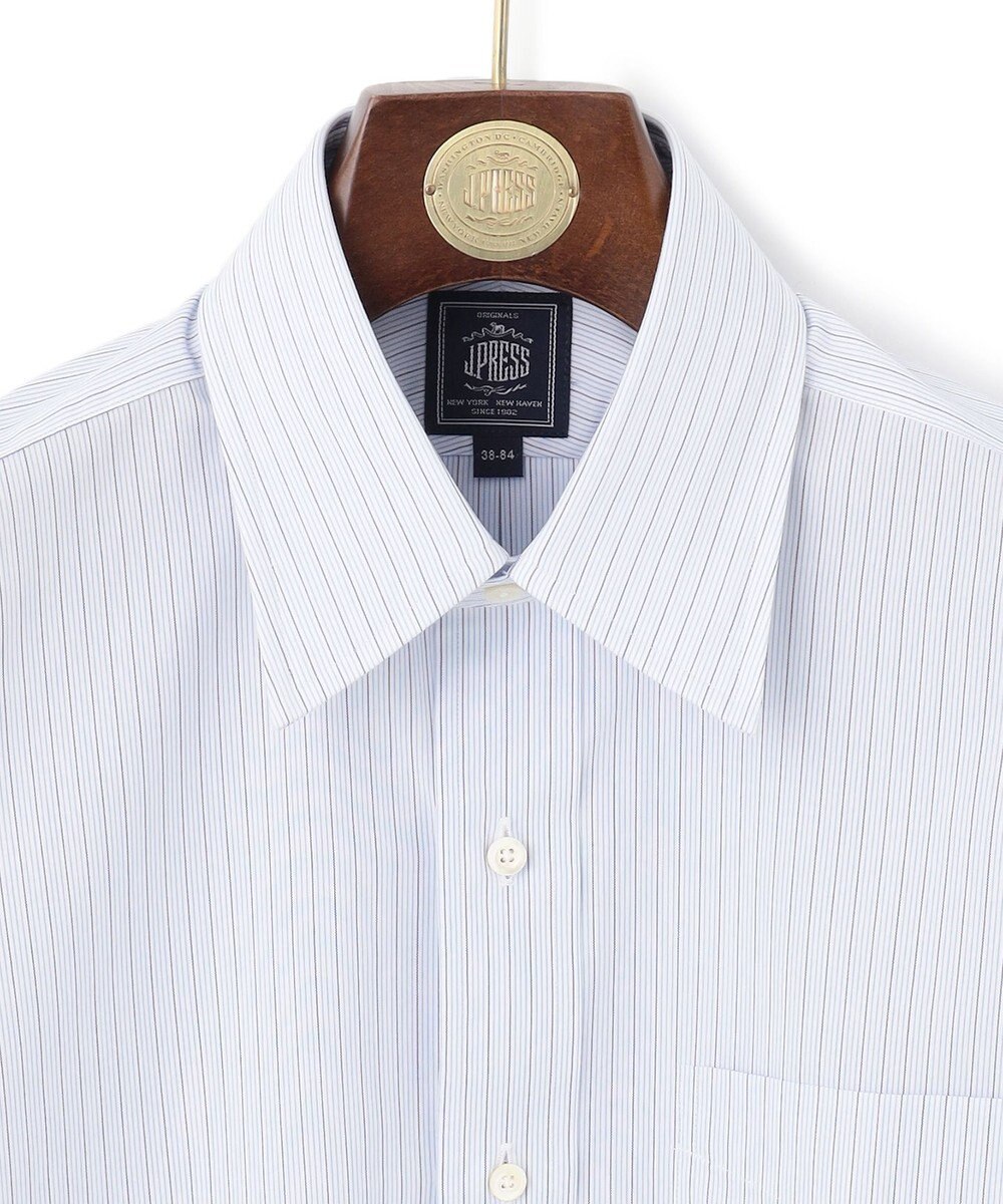 J.PRESS MEN 【PREMIUM PLEATS / 形態安定】BROADジャーミンストライプシャツ / レギュラー 