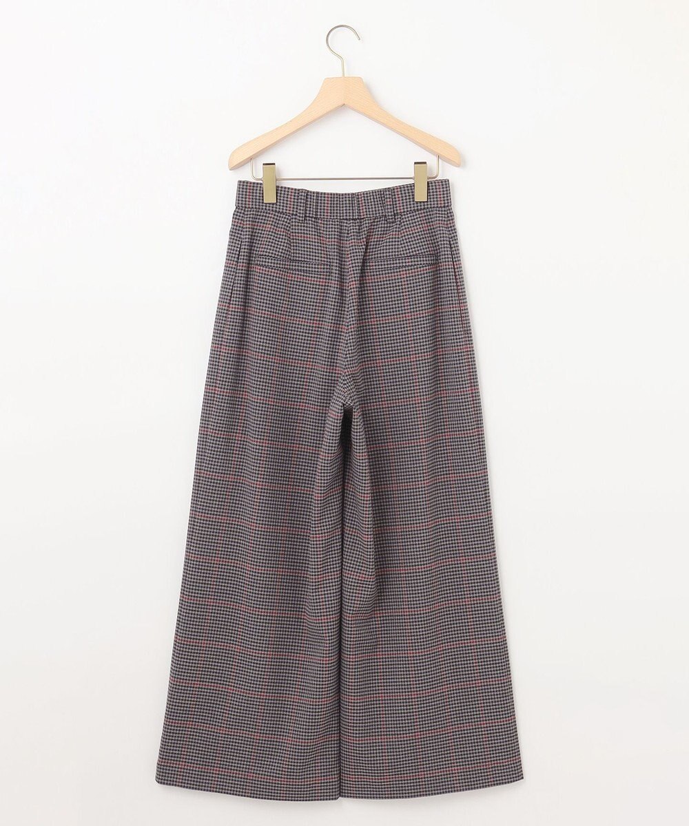組曲 T/Rツイルストレッチ ワイドパンツ 