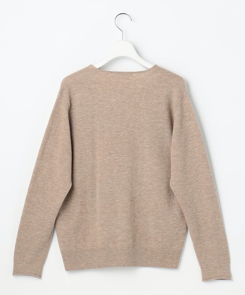 自由区 S 【SHIHOさん着用】ウールハイゲージVネック ニット 