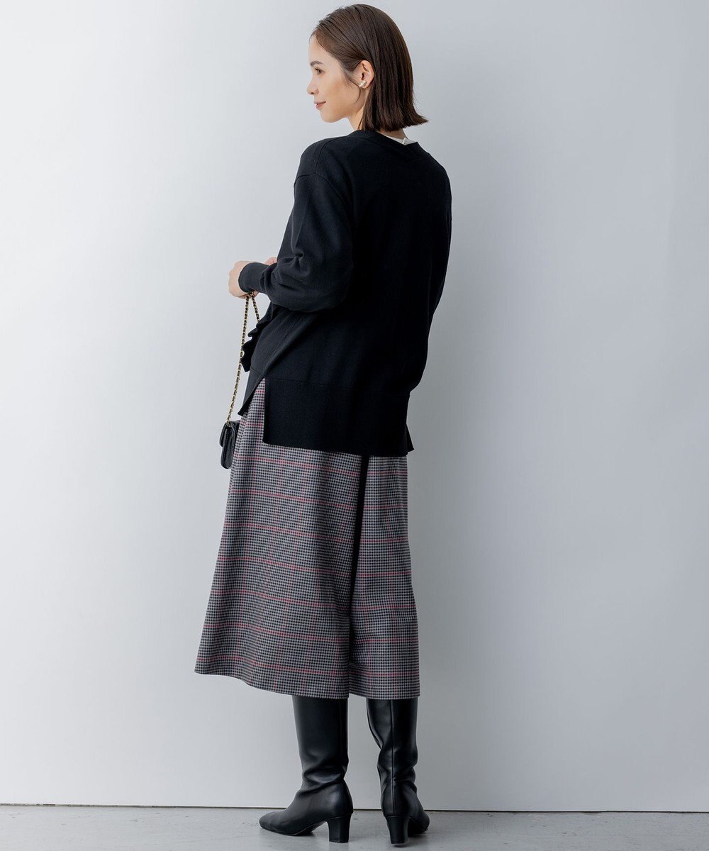 組曲 【WEB限定】サイドフリルカーディガン 