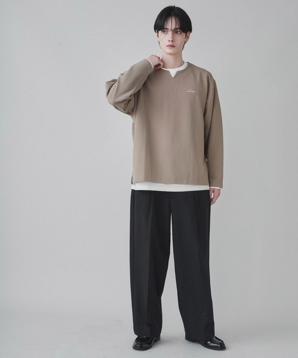 WEGO 【2点SET】アンサンブルキーネックプルオーバー 