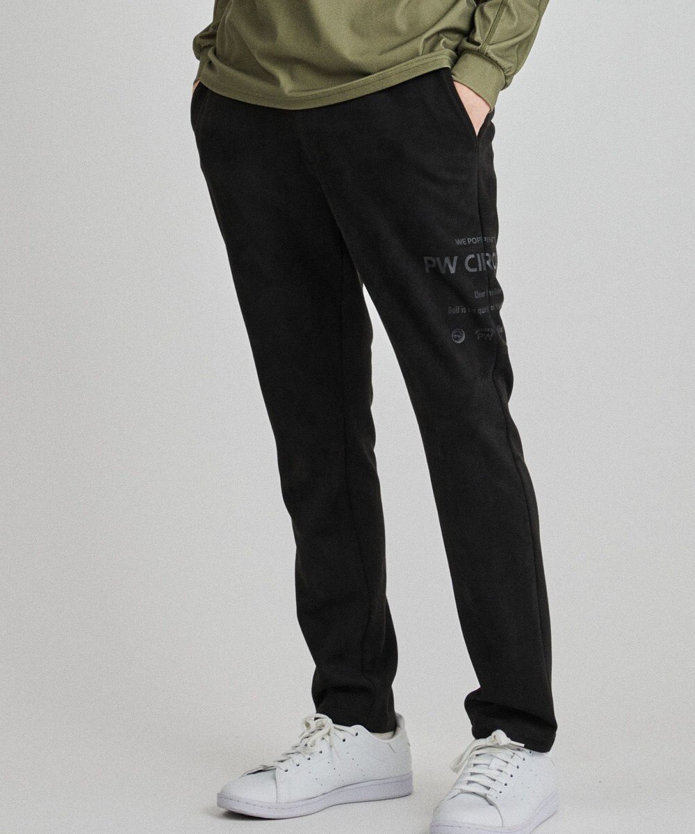 PW CIRCULUS 【MEN】スエードライクテーパードパンツ 