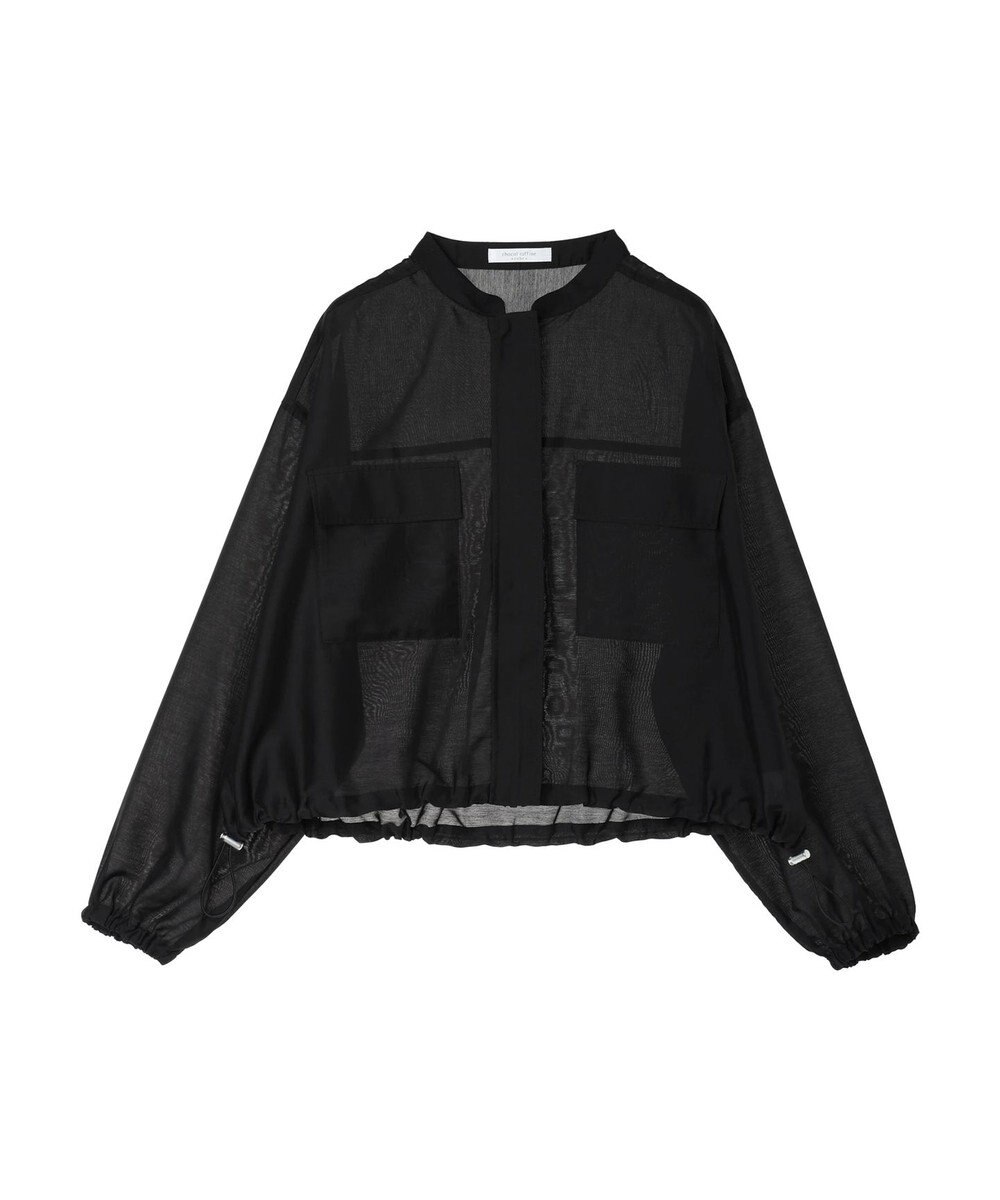 Green Parks シアーショート丈ブルゾン 