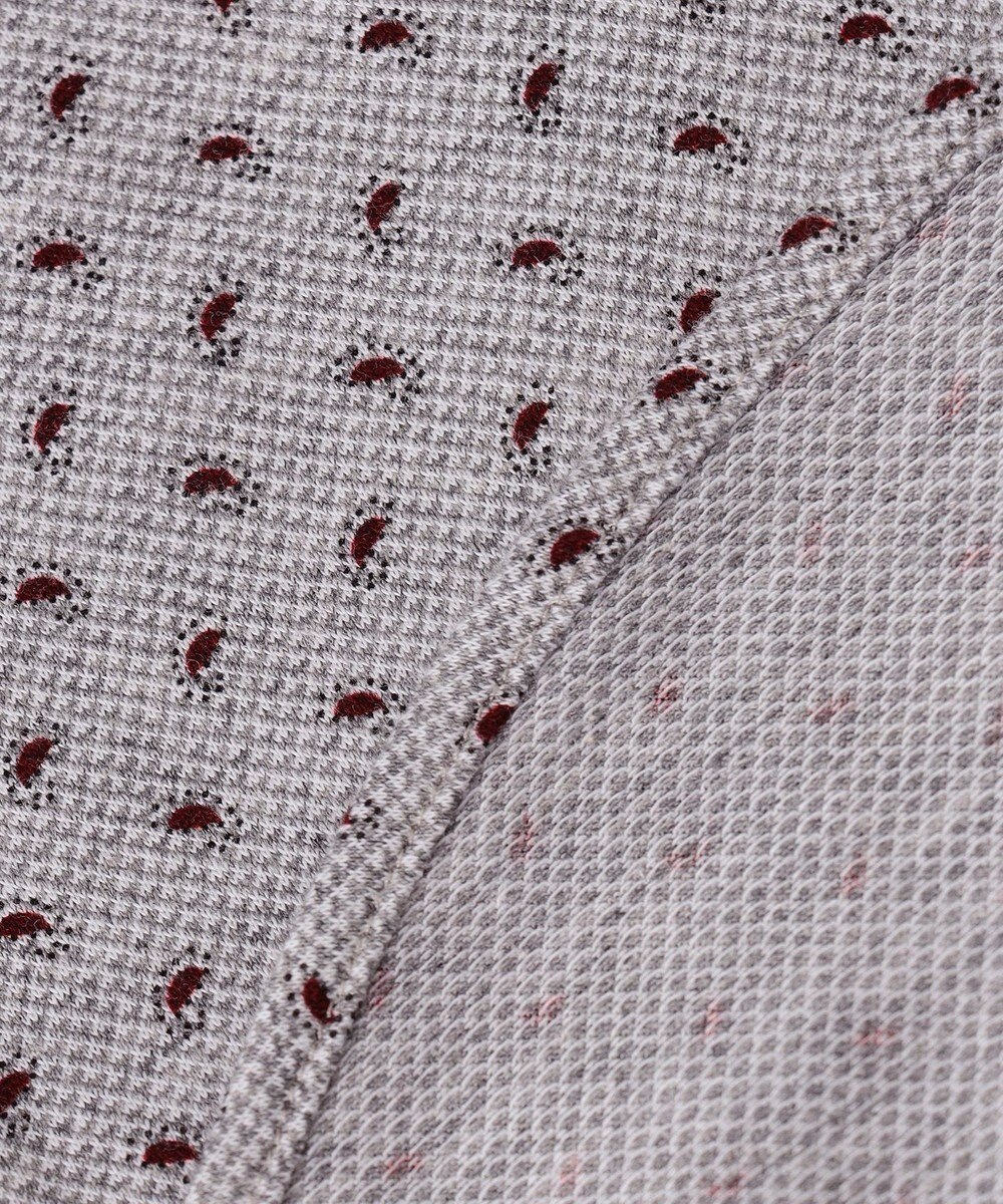 JOSEPH ABBOUD 【綿100％・ストレッチ】コンフォートジャージープリントシャツ 