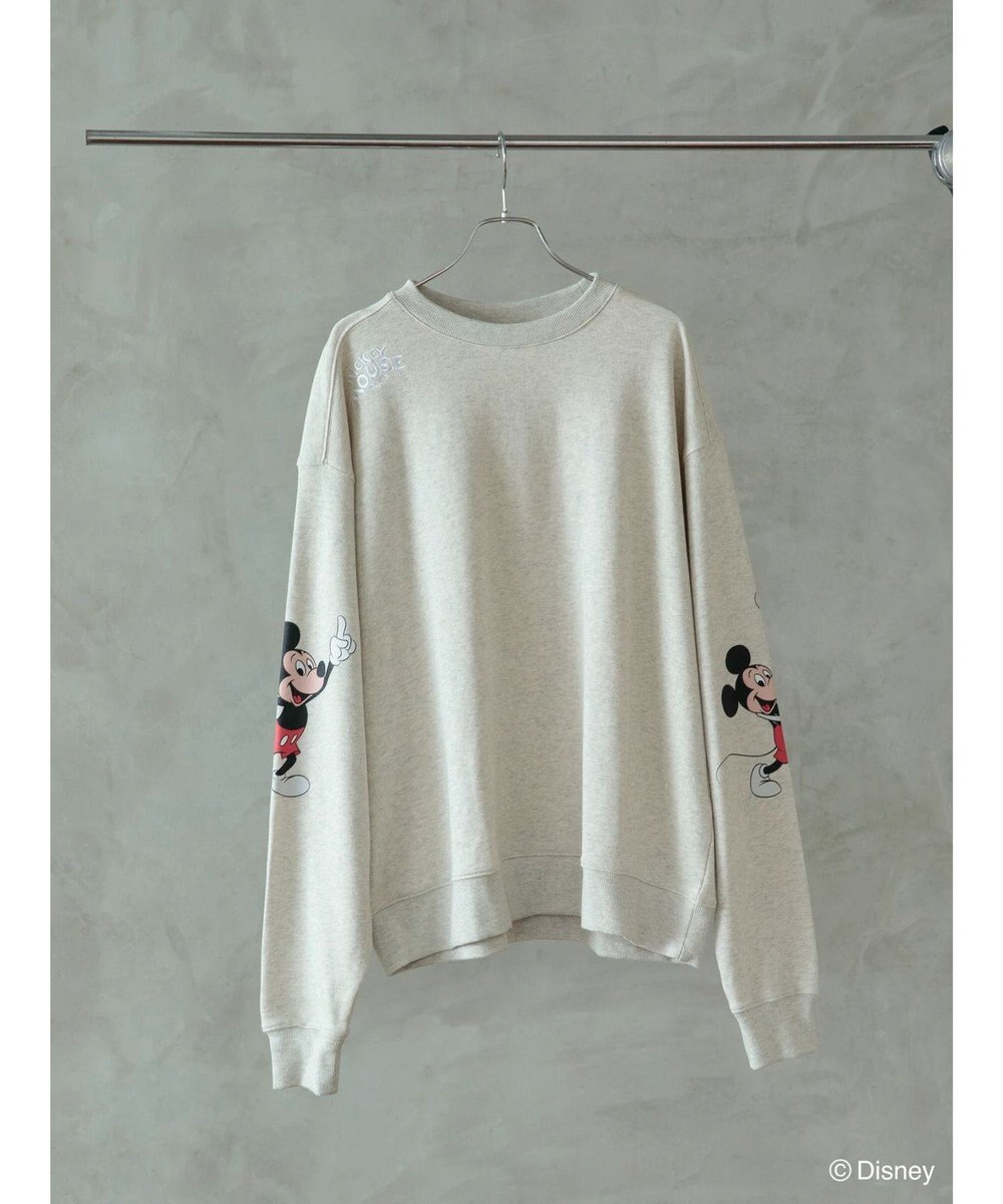 Green Parks ミッキーマウス・クラブ／袖アート裏毛プルオーバーⅡ 