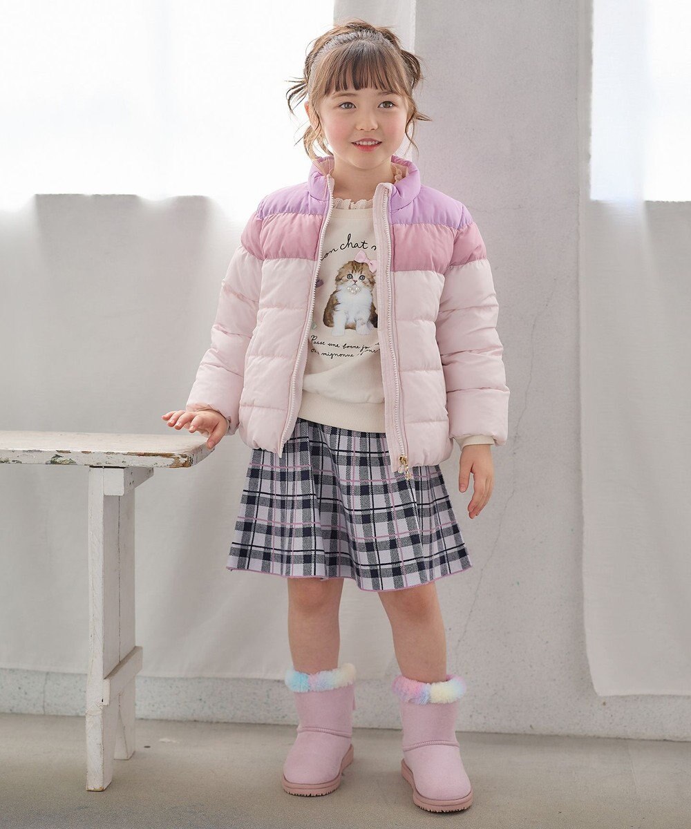 ANY KIDS 【洗濯機OK】中綿 ガーリー コート 