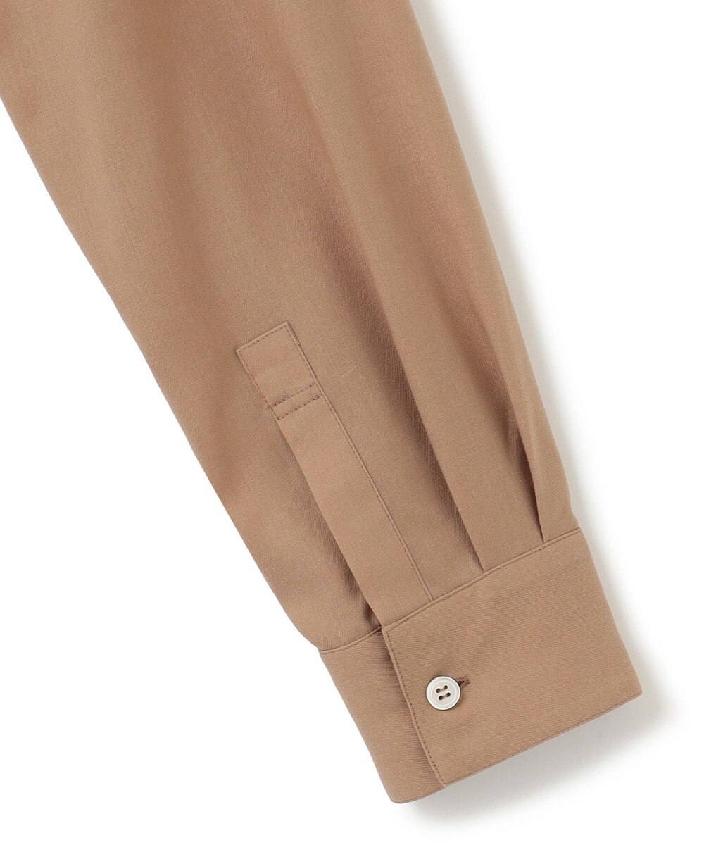 23区 L 【洗える】キュアセルツイル ウエストタック ブラウス 