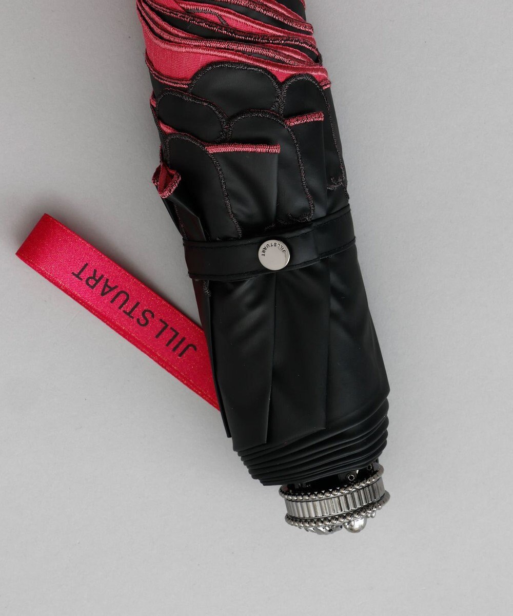 AURORA JILL STUART（ジル スチュアート）マーカーペインティング刺しゅう晴雨兼用傘(折りたたみ傘) 